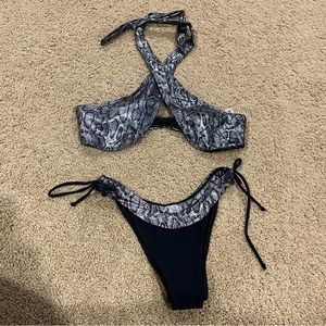 Shein Metallic Bikini